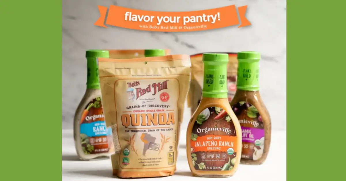 Bobs Red Mill & Organicville Flavor Your Pantry Sweepstakes