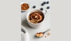Cinnamon Roll Microwave Mug Cake