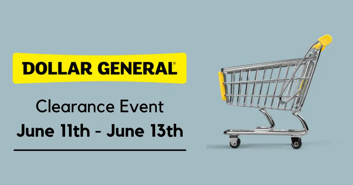 Dollar General Clearance Event