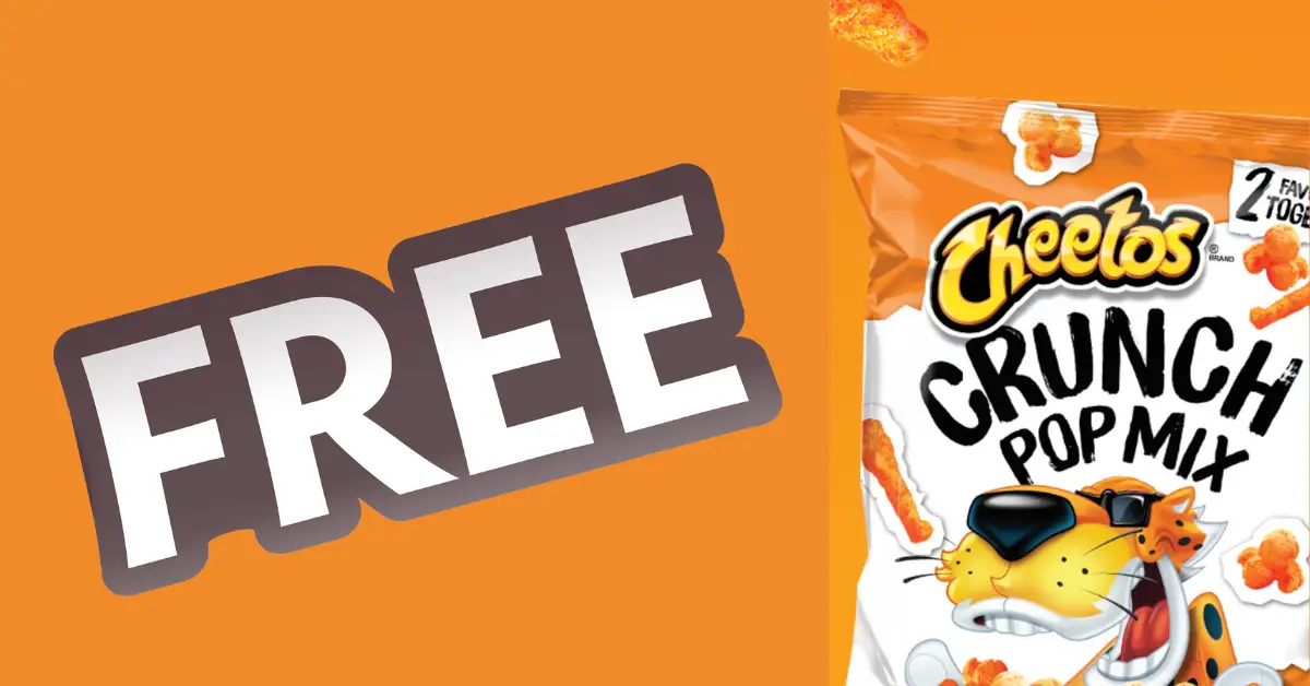 FREE Bag of Cheetos Crunch Pop Mix