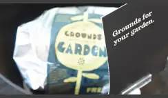 FREE Coffee Grounds For Your Garden At Starbucks