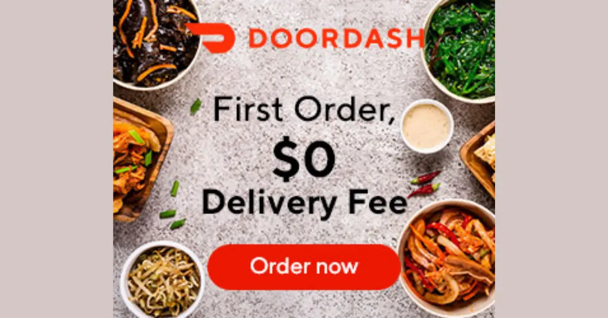 FREE Delivery With DoorDash