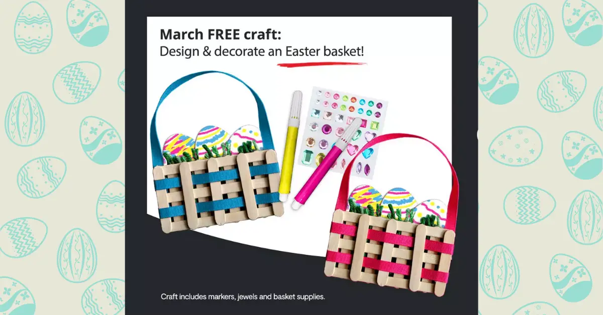 FREE Easter Basket Craft Kit at JCPenney
