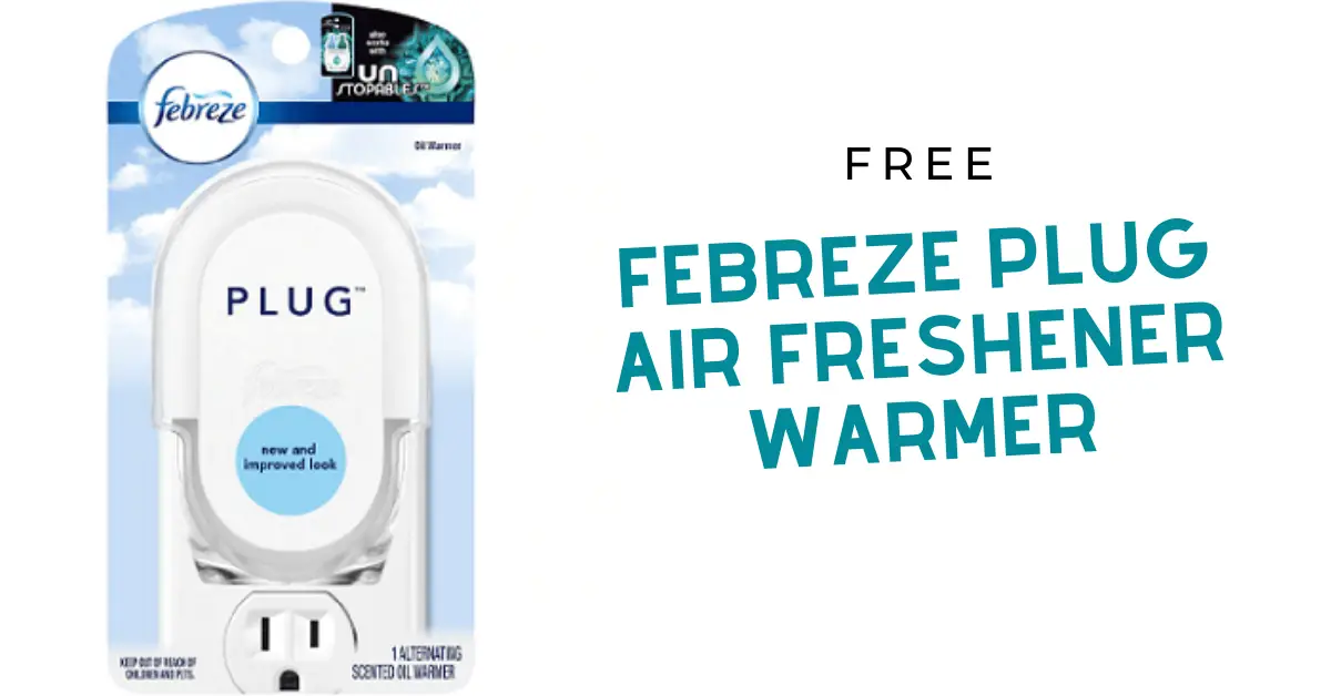 FREE Febreze Plug Air Freshener Warmer