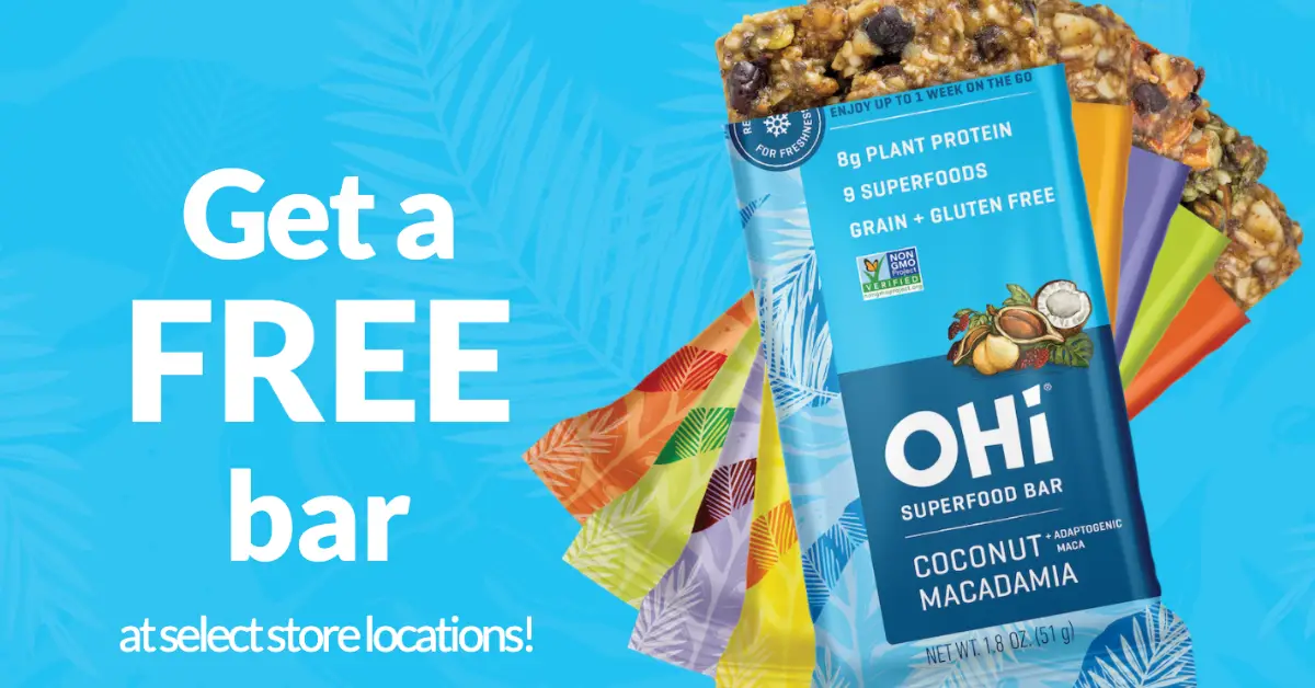 FREE OHi Superfood Bar
