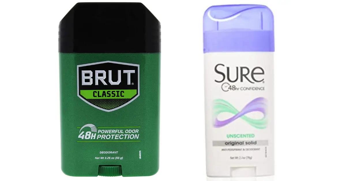 FREE Sure or Brut Deodorant