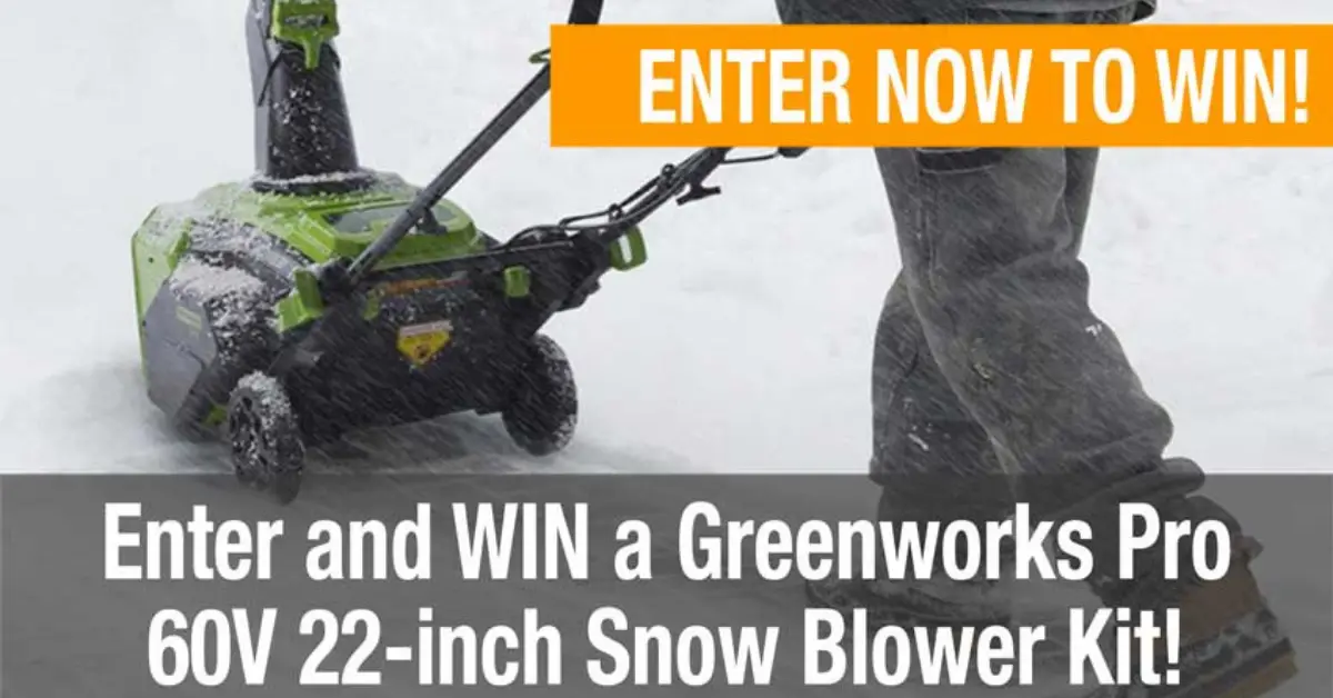 Greenworks Pro 60V 22″ Snowblower Kit Giveaway
