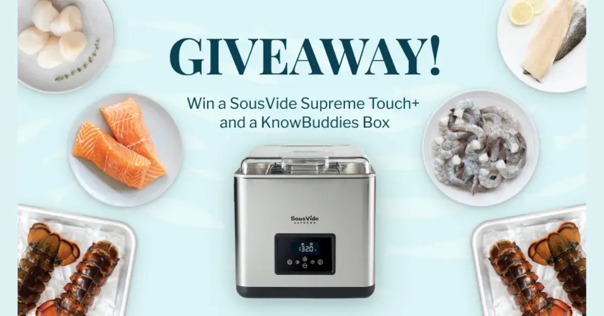 KnowBuddies SousVide Supreme Touch+ Giveaway