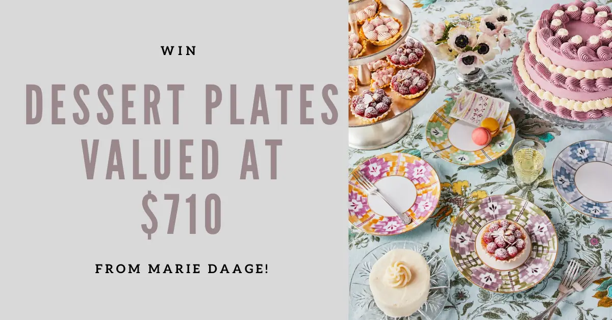 Marie Daage Dessert Plates Sweepstakes WEBFI