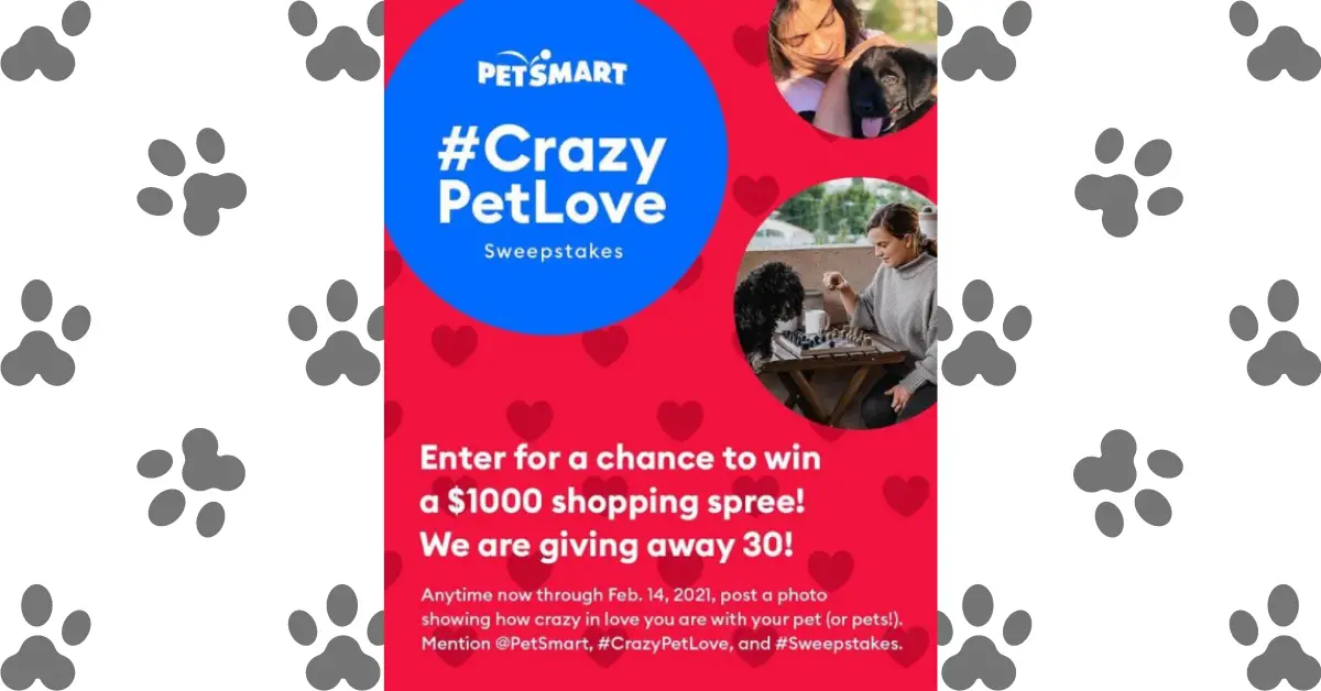 PetSmart Crazy In Love With Pets Sweepstakes