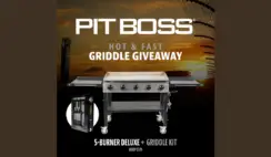 Pit Boss 5 Burner Deluxe Griddle Giveaway
