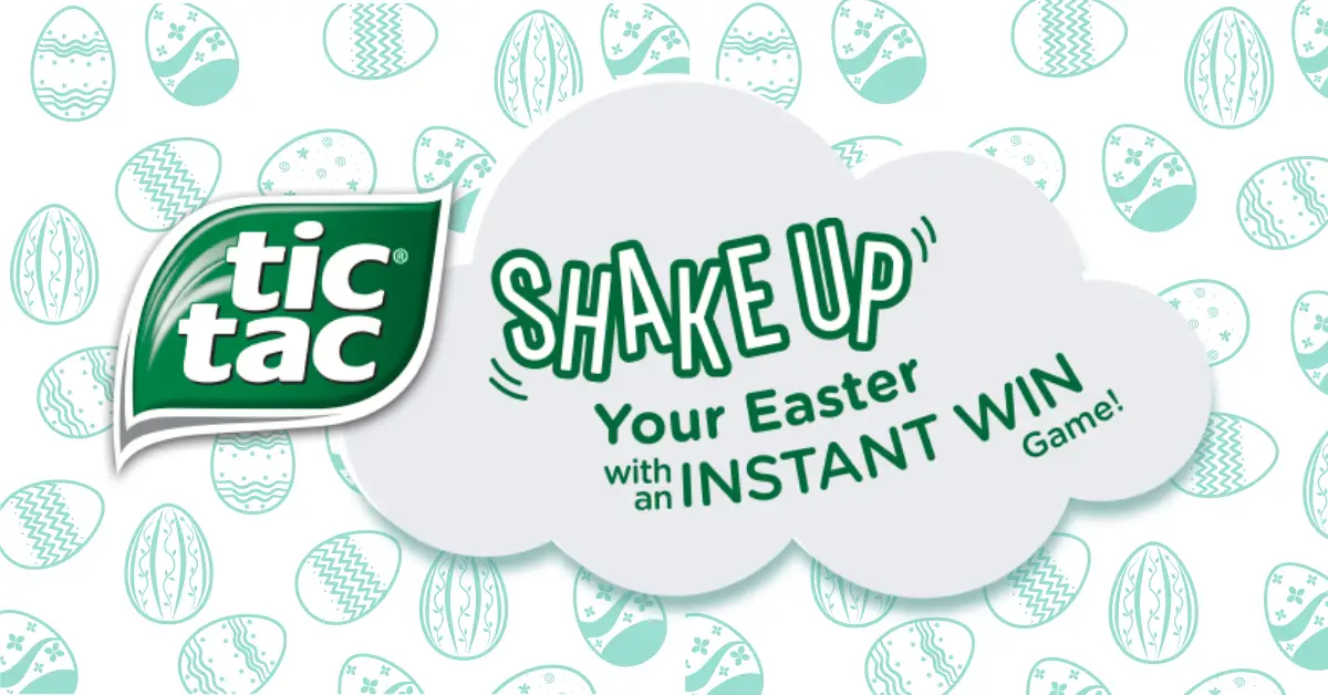 TIC TAC Shake Up Easter Instant Win Game