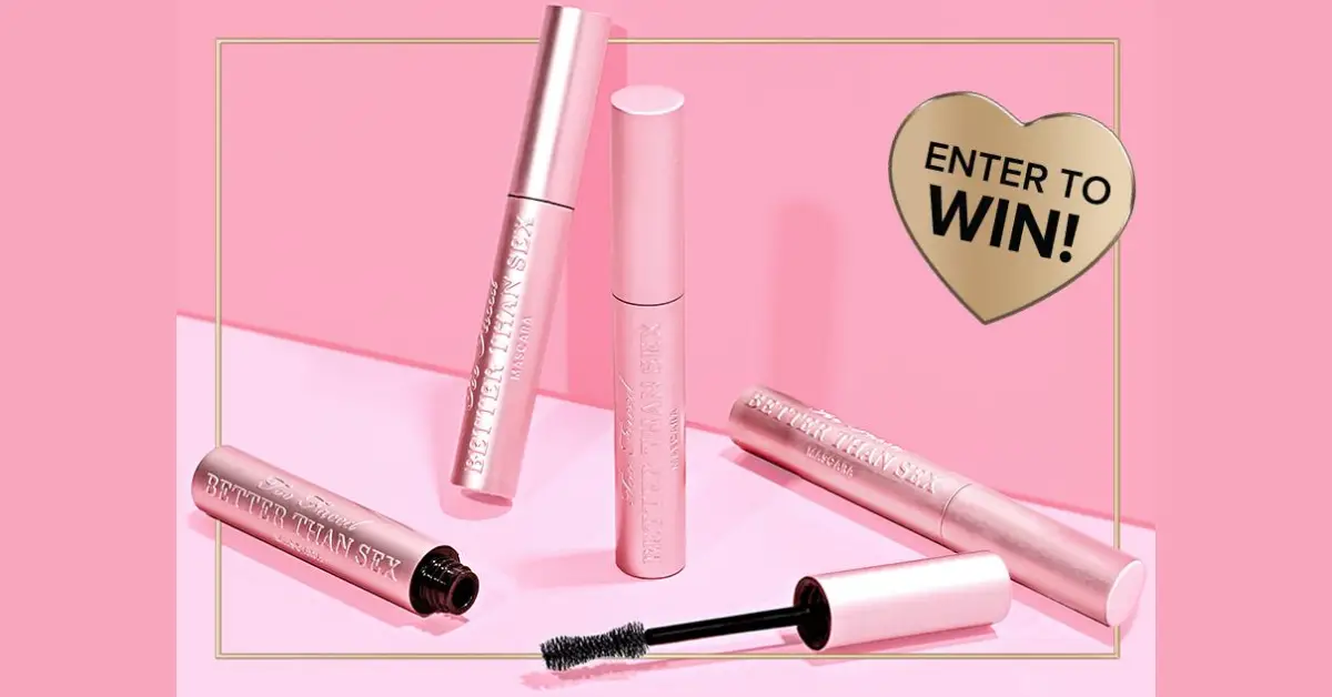 Too Faced Better Than Sex Mascara Sweepstakes
