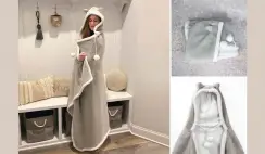 Win a Cat Ears Hoodie Blanket