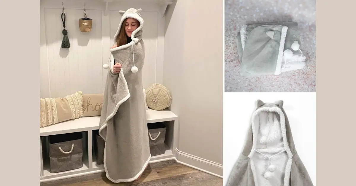 Win a Cat Ears Hoodie Blanket