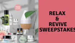 Avon Relax and Revive Sweepstakes