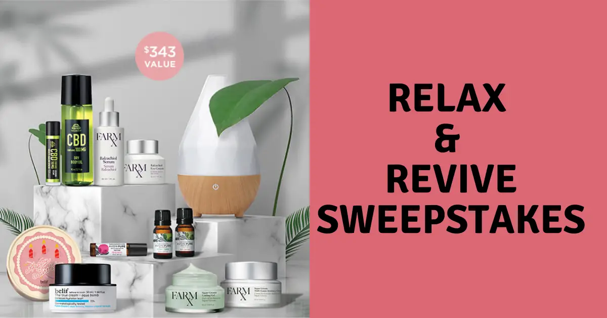 Avon Relax and Revive Sweepstakes