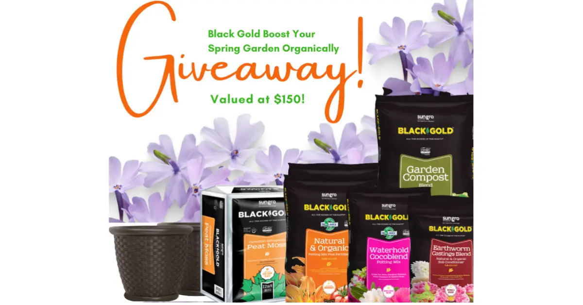 Black Gold Boost Your Spring Garden Giveaway
