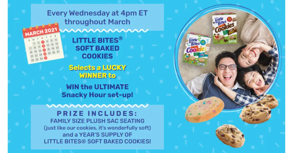 Entenmanns Little Bites Cookies Snacky Hour Sweepstakes