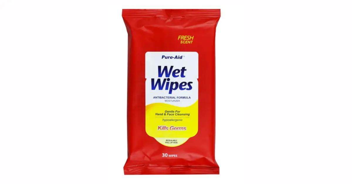 FREE Pure Aid Antibacterial Wet Wipes at Big Lots