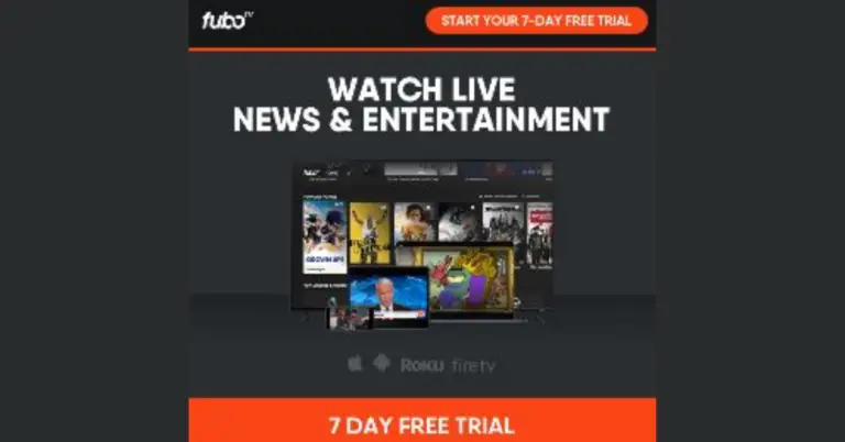 FREE Trial Of Fubo TV! - Freebies Frenzy