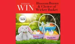Blossom Bunny and Wicker Basket Giveaway