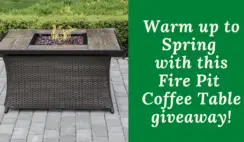 Hanover Fire Pit Coffee Table Giveaway