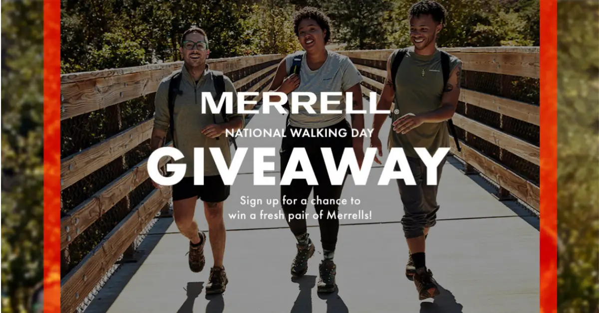 Merrell National Walking Day Giveaway
