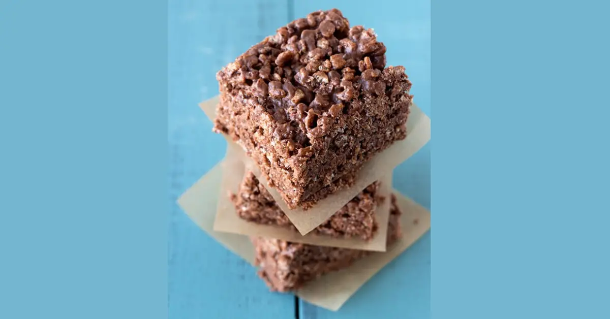 Nutella Peanut Butter Rice Crispy Treats