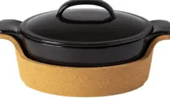 Oval Covered Casserole with Cork Tray Giveaway