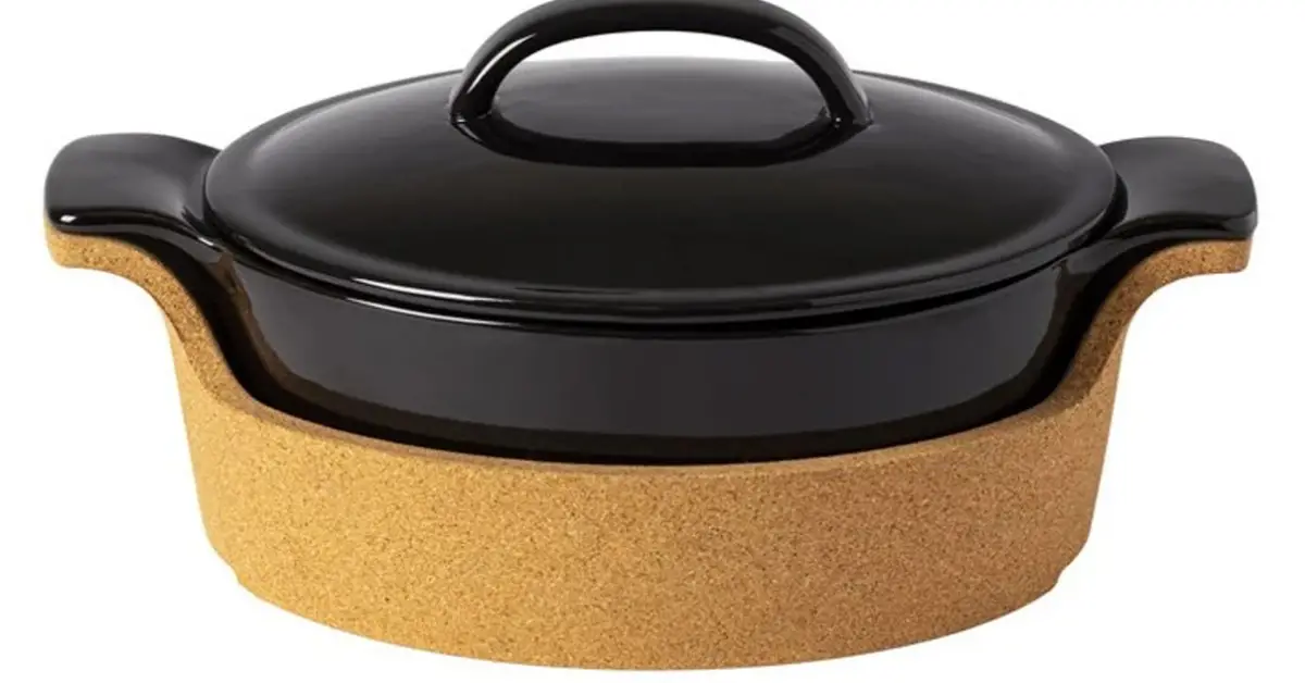 Oval Covered Casserole with Cork Tray Giveaway