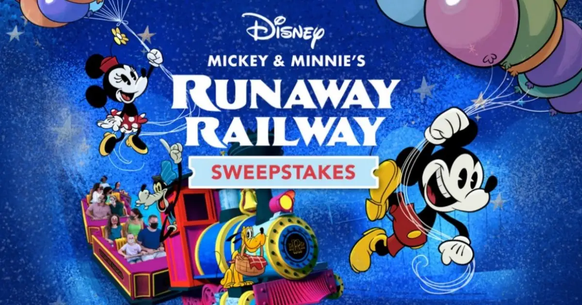 The Disney Mickey and Minnies Runaway Railway Sweepstakes