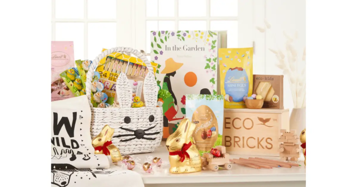The Ultimate Easter Basket with Lindt GOLD BUNNY And Crate and Kids Giveaway