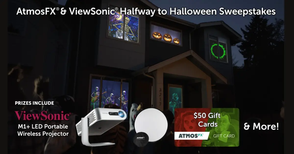 AtmosFX x ViewSonic Halfway to Halloween Sweepstakes