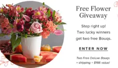 Bouqs Free Flower Giveaway