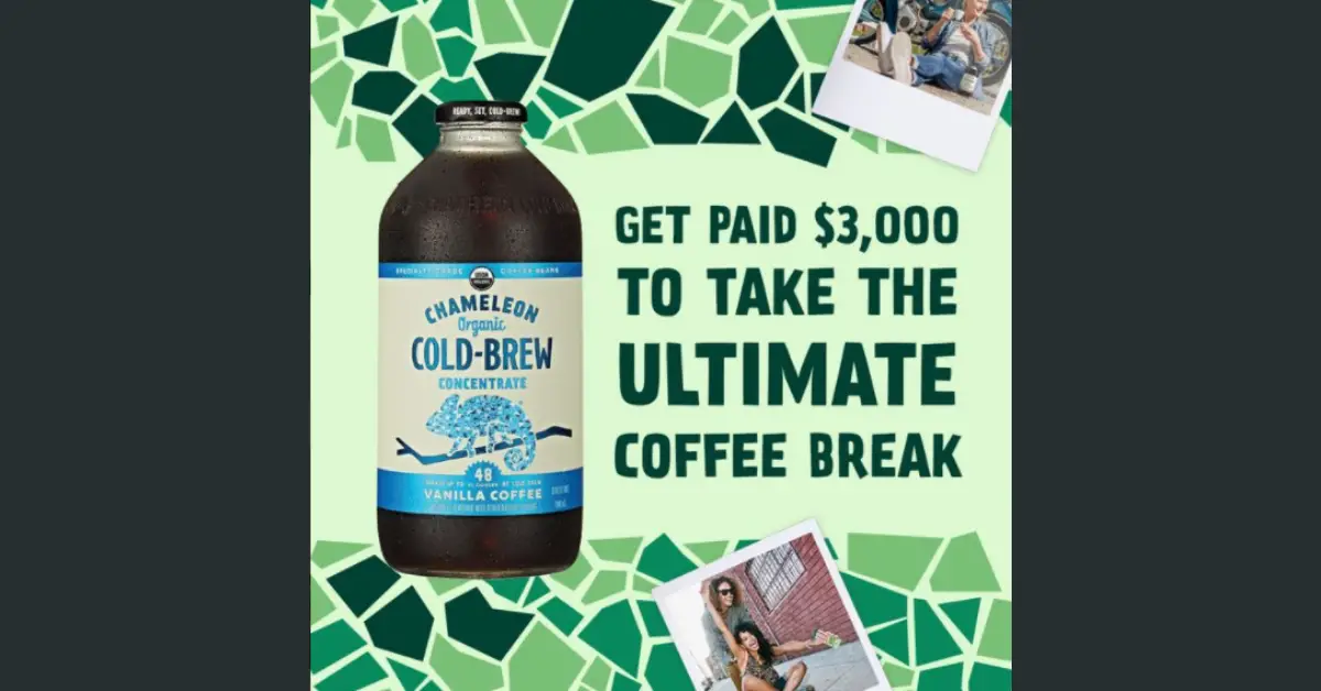 Chameleon Coffee Break Sweepstakes
