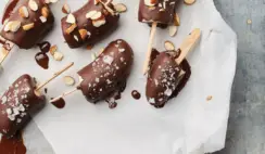 Dark Chocolate Dipped Bananas Recipe