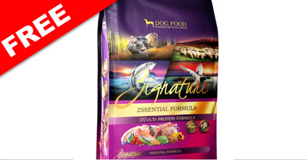 FREE 4lb Bag Of Zignature Dog Food