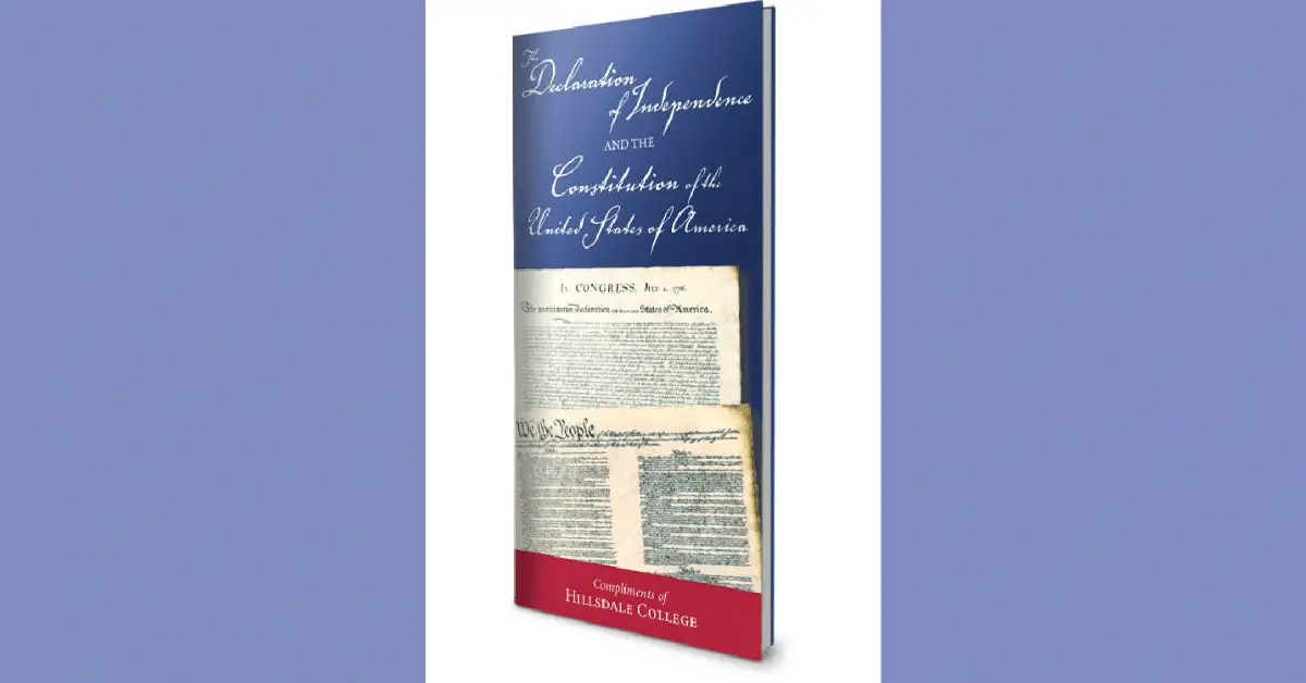 FREE Copy Of The Constitution And Declaration of Independence
