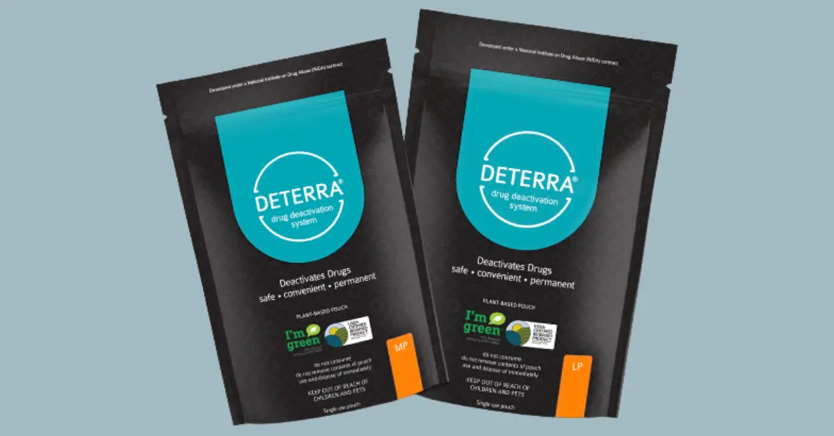 FREE Deterra Drug Deactivation And Disposal Pouches