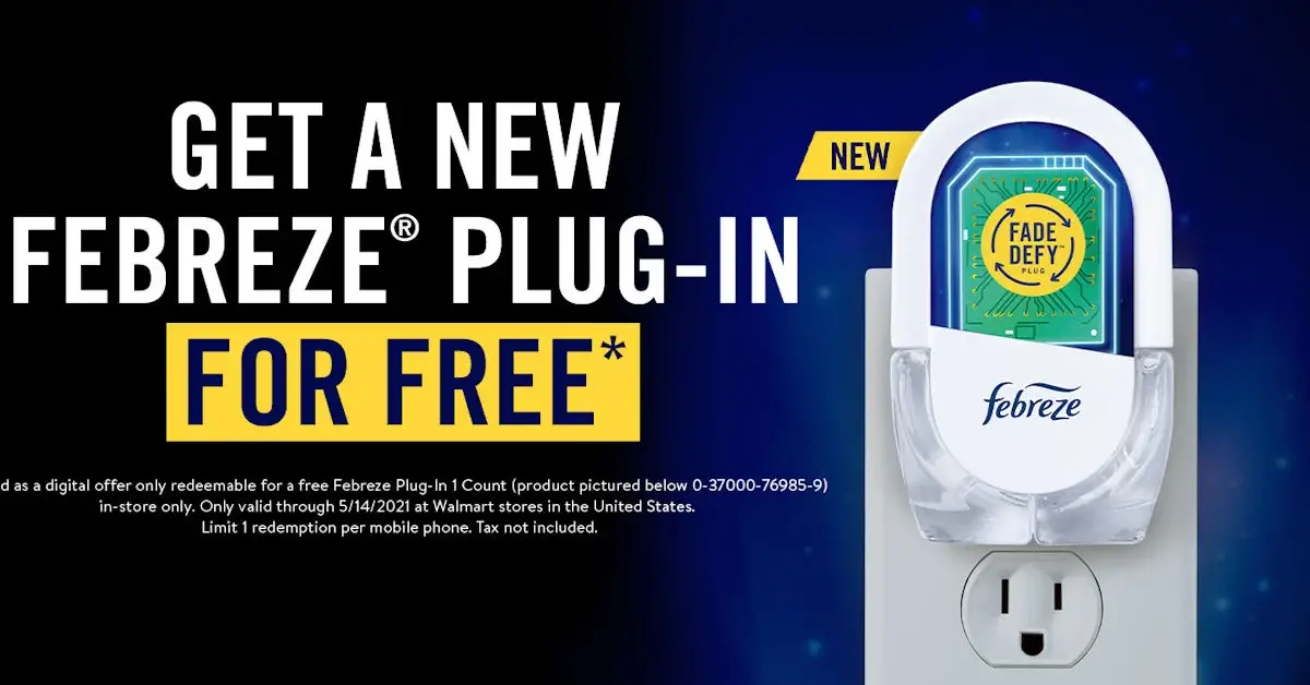 FREE Febreze Plug In At Walmart