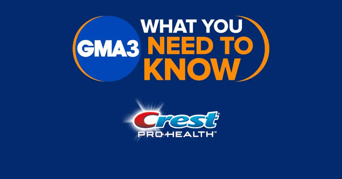 GMA3 And Crest Giveaway