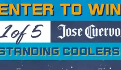 Jose Cuervo Standing Coolers Giveaway