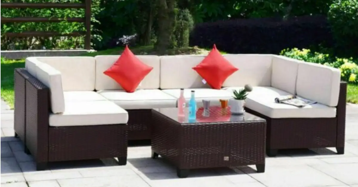 Spring Rattan Patio Furniture Set Giveaway
