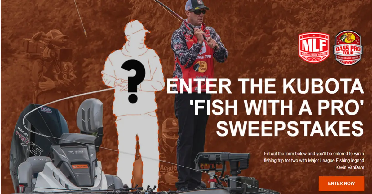 The Kubota Fish With A Pro Sweepstakes