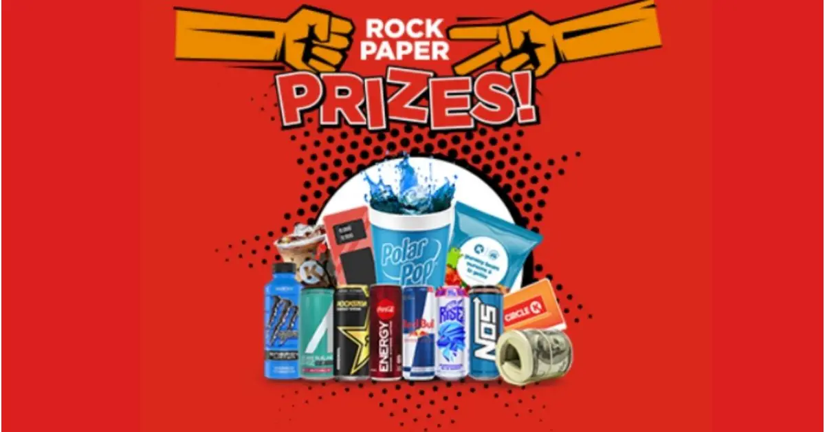 Circle K Rock Paper Prizes Sweepstakes and Instant Win Game
