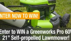 Greenworks Lawnmower Giveaway