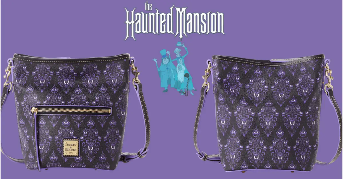 Haunted Mansion Wallpaper Dooney and Bourke Crossbody Bag Giveaway