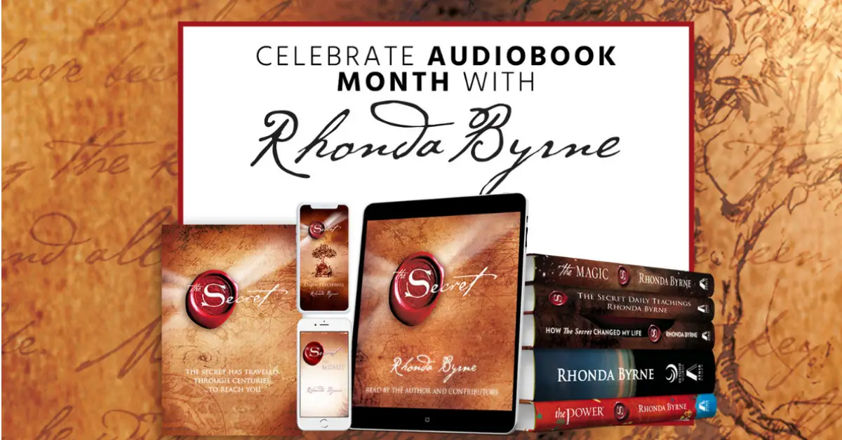 Celebrate Audiobook Month with Rhonda Byrne Sweepstakes