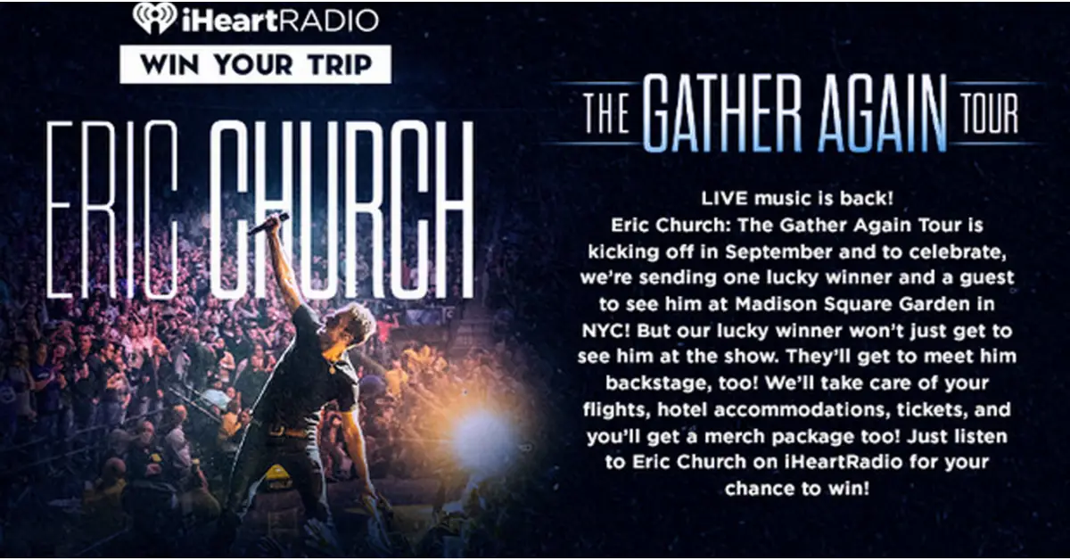 Eric Church Flyaway Sweepstakes